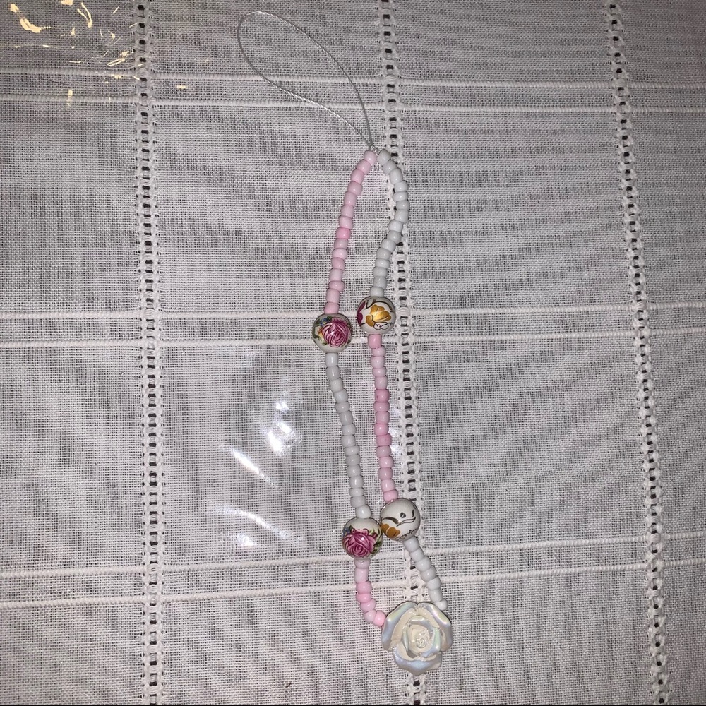 Beaded Phone Chain Strap for Women Girls